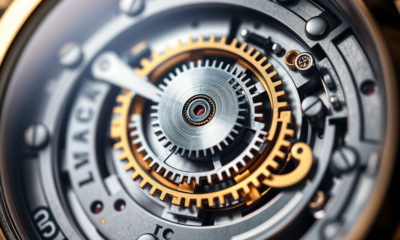 高級時計の精密なムーブメント