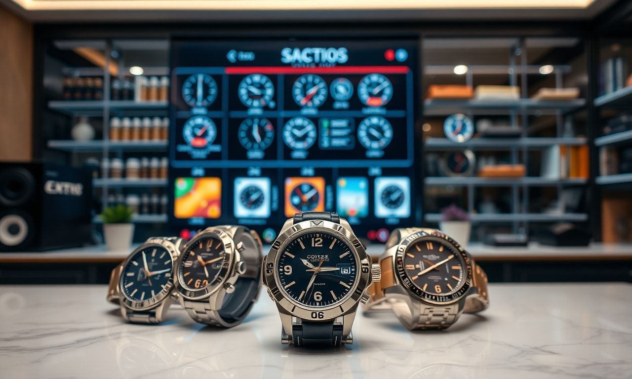 高級時計のネット購入をイメージした画像