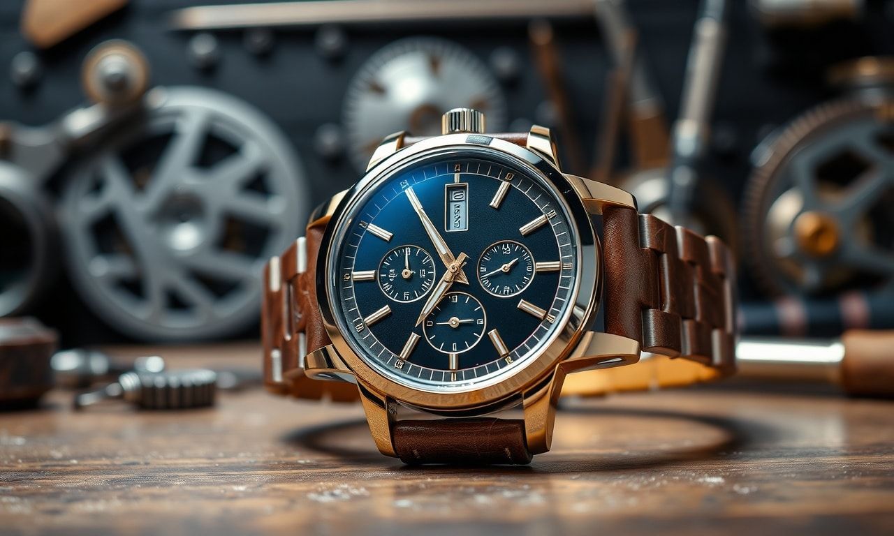 高級時計の製造工程