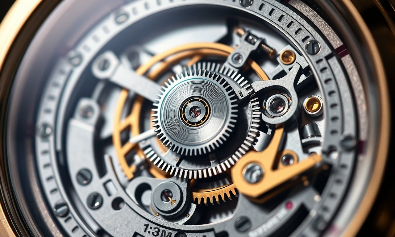 高級機械式時計のムーブメント