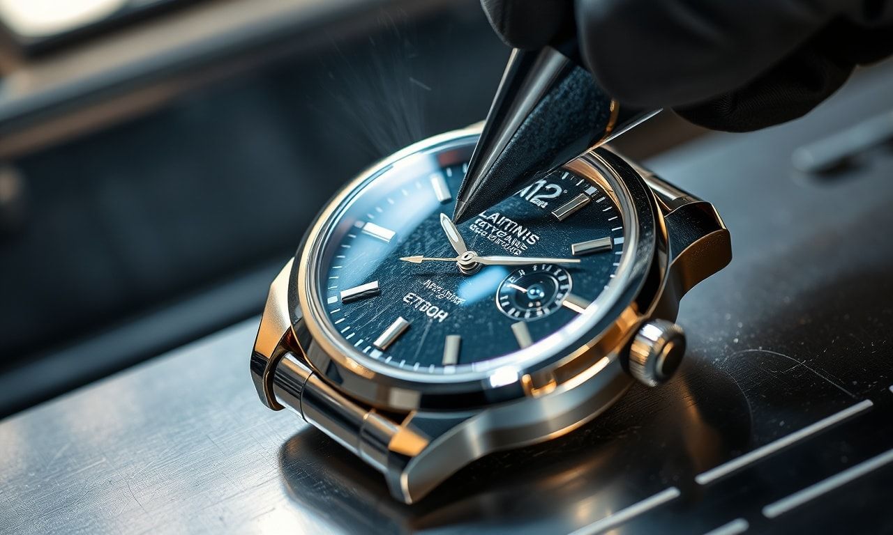 高級時計のケース製造現場