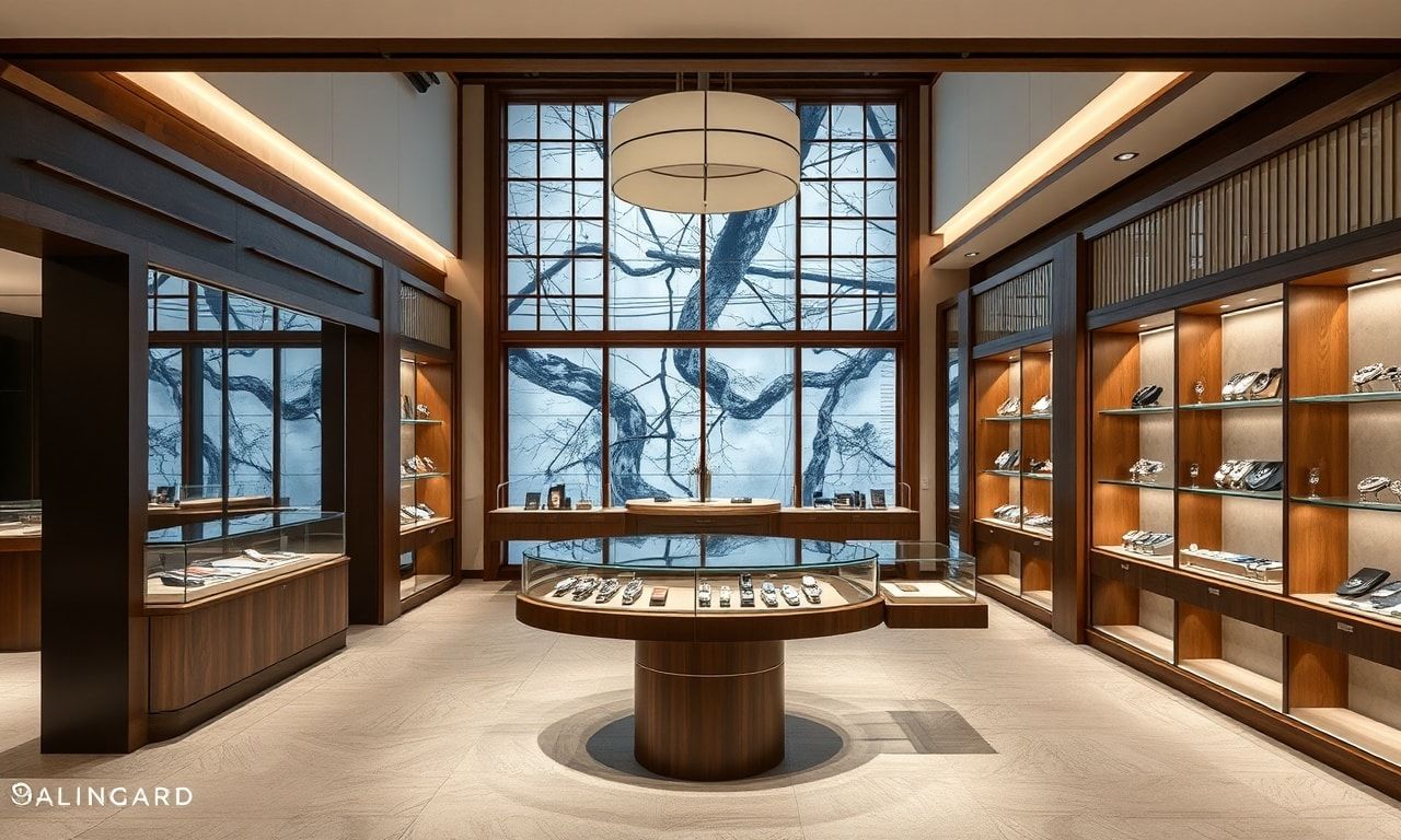 京都の高級時計店イメージ