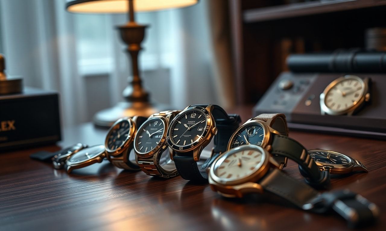 高級時計のコレクション