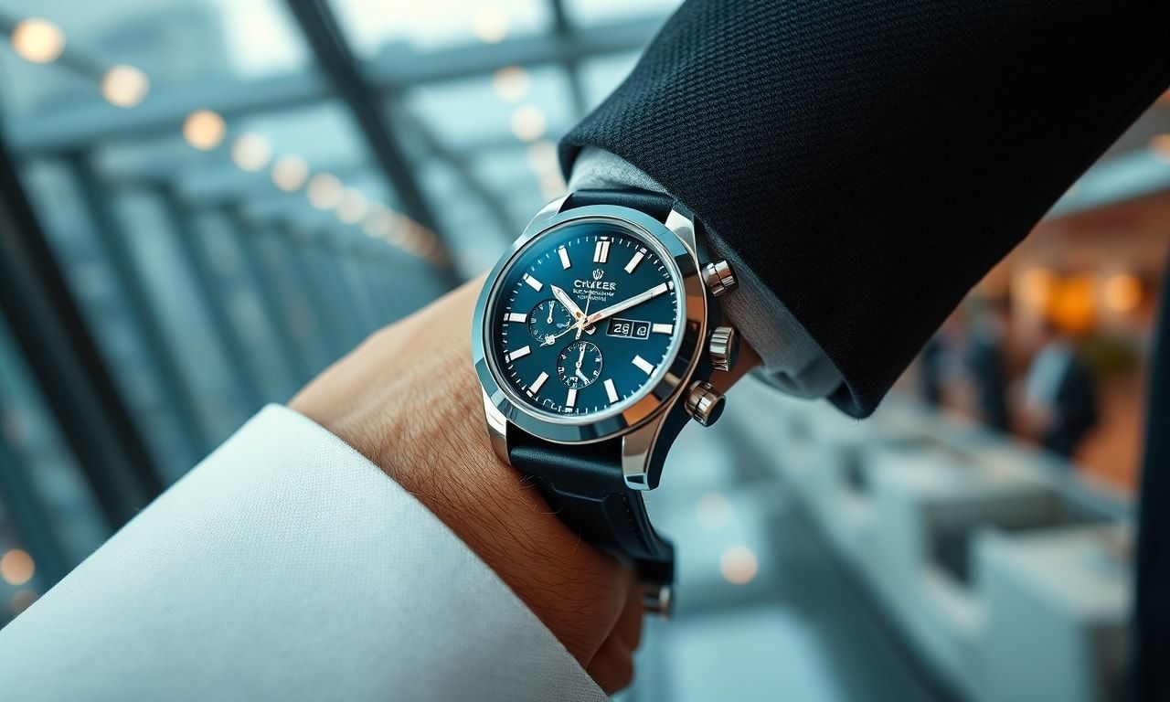 高級時計を身に着けた日常