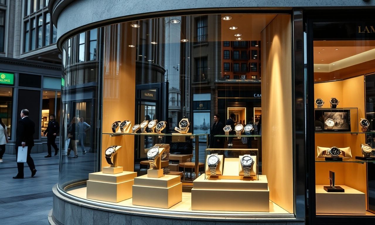 高級時計ブランドの店舗イメージ