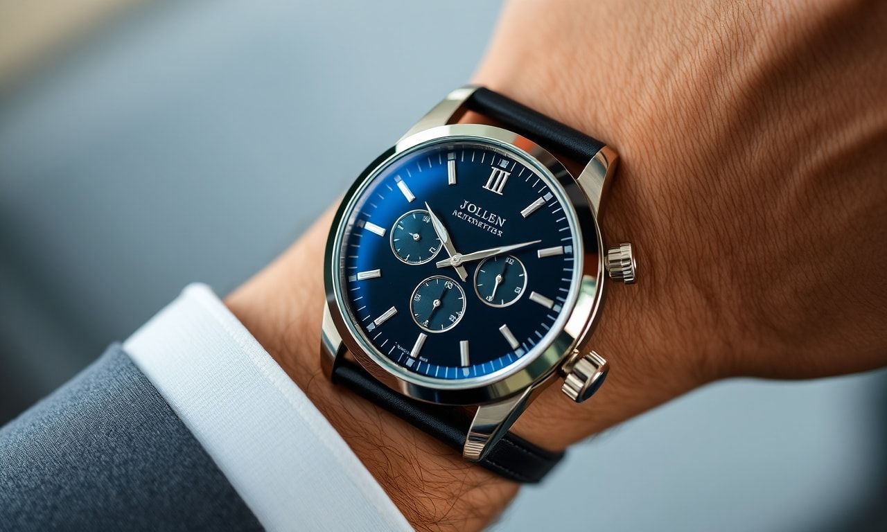 時計を着用している様子