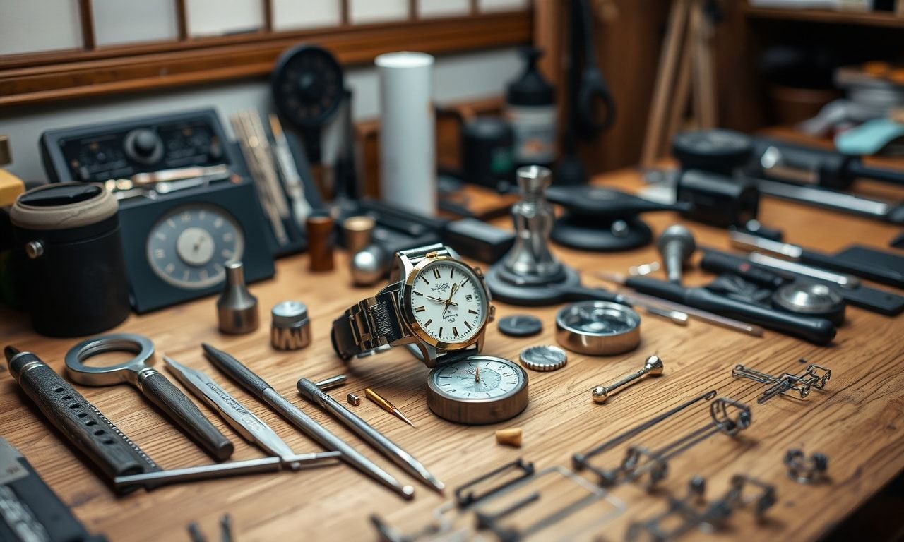 時計修理とメンテナンスのイメージ