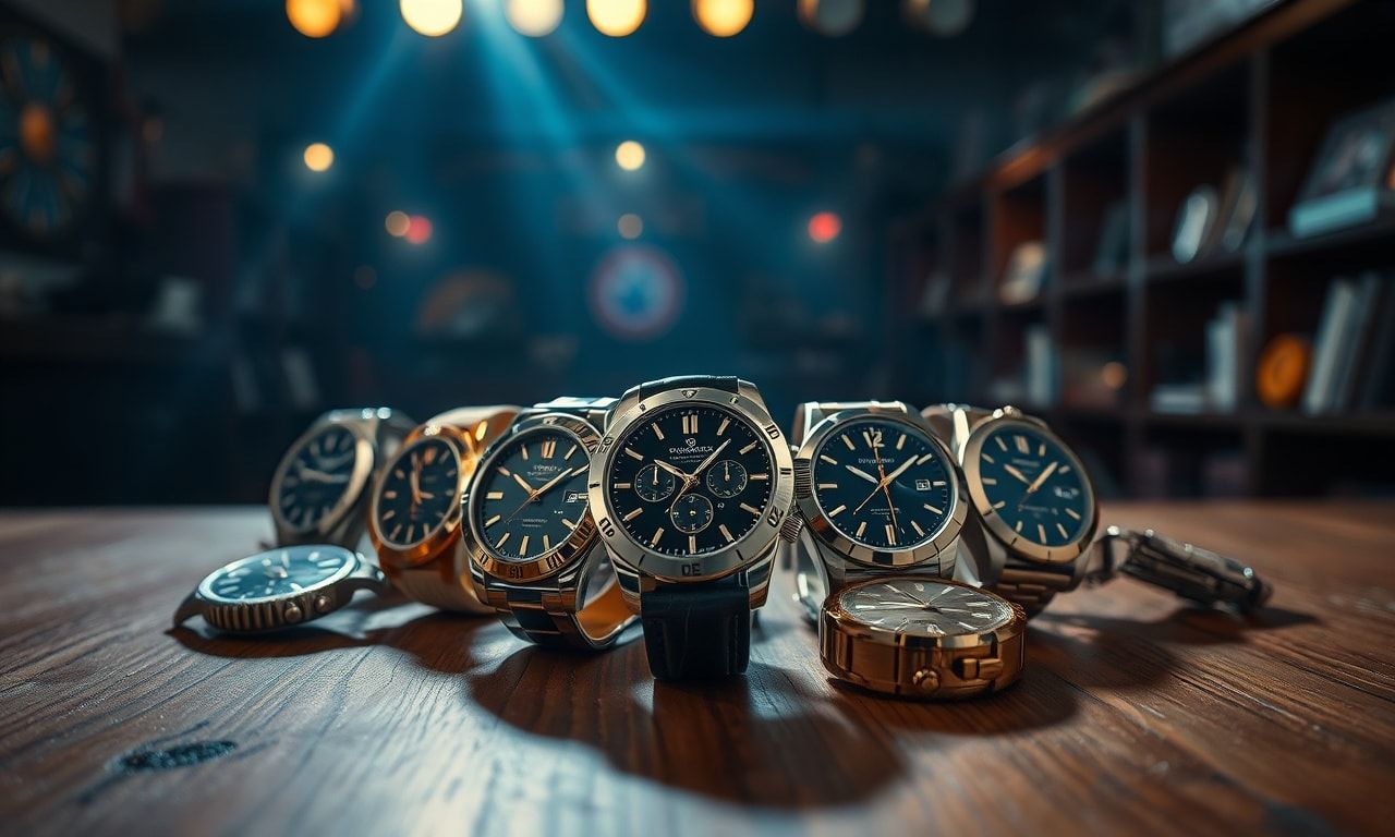 並べられた高級時計